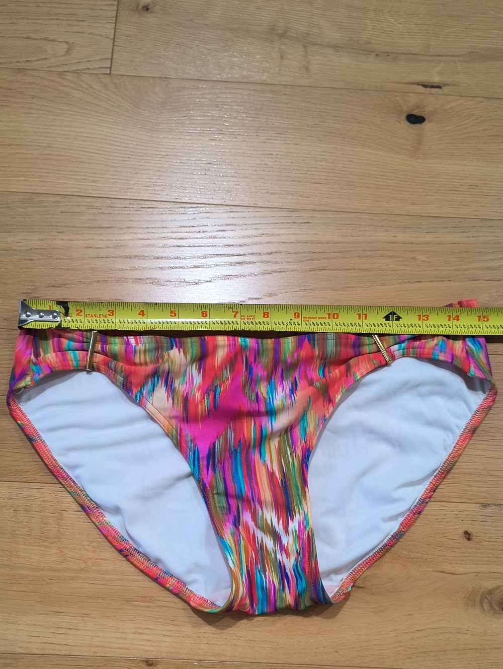 Freya Multicolor Brushstroke Bikini — Pink, Orange, Blue - Picture 5 of 6